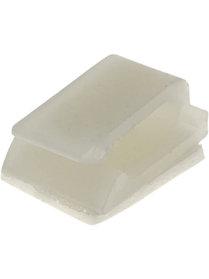 RND Cable - RND 475-00473 - Self-adhesive clip natural Polyamide 6.6, RND 475-00473, RND Cable