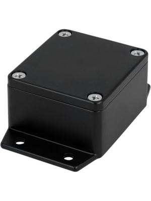 RND Components - RND 455-00429 - Metal enclosure, black, 58 x 64 x 35 mm, Aluminium alloy, IP 65, RND 455-00429, RND Components