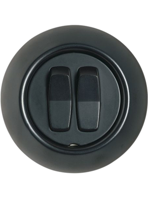 Schneider Electric - RENOVA STR?MST?LLARE KRON - Rocker switch, Flush mounted, 83 x 83 x 18 mm, 2-circuits, RENOVA STR?MST?LLARE KRON, Schneider Electric