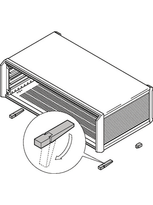 Pentair Schroff - 20603-002 - Installation feet, 20603-002, Pentair Schroff