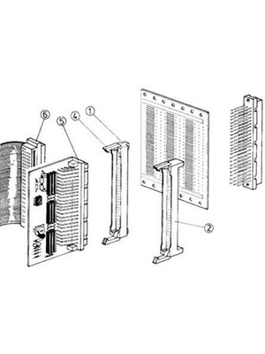 Pentair Schroff - 29090-001 - Blank connector housing, 29090-001, Pentair Schroff
