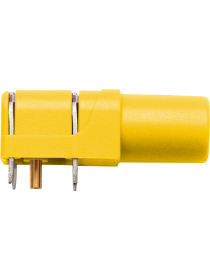Schtzinger - SWEB 8094 Au / GE - Angled Safety Socket ? 4 mm yellow CAT III N/A, SWEB 8094 Au / GE, Schtzinger