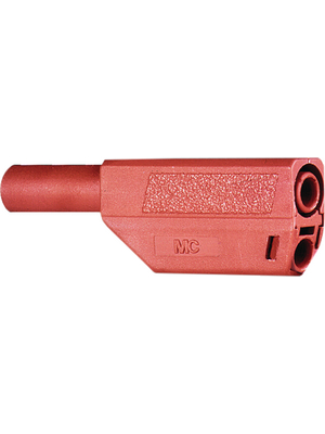 Staeubli Electrical Connectors - KT425-SE RED - Insulator ? 4 mm red CAT II N/A, KT425-SE RED, St?ubli Electrical Connectors