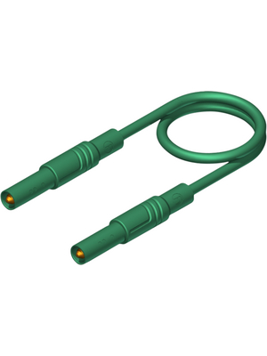 SKS Kontakttechnik - MLS SIL GG 100/1 green - Test lead ? 4 mm green 100 cm 1 mm2 CAT III, MLS SIL GG 100/1 green, SKS Kontakttechnik