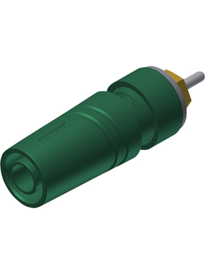 SKS Kontakttechnik - SAB 2630 S1,9 Au green - Laboratory socket ? 4 mm green CAT II 43 mm, SAB 2630 S1,9 Au green, SKS Kontakttechnik