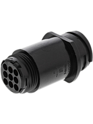 TE Connectivity - 788159-2 - Receptacle CPC1 Poles=9, accepts male contacts / Free hanging/cable mount / sealed, 788159-2, TE Connectivity