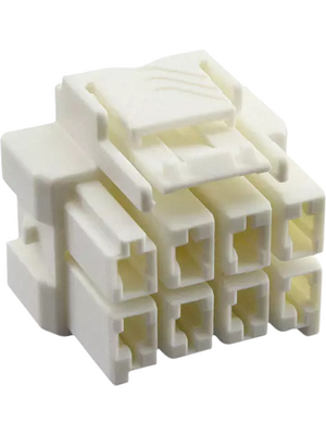 TE Connectivity - 1-1971776-4 - Male Housing Pitch6 mm Poles 2 x 4 Multi row / Free hanging/cable mount Power Triple Lock, 1-1971776-4, TE Connectivity