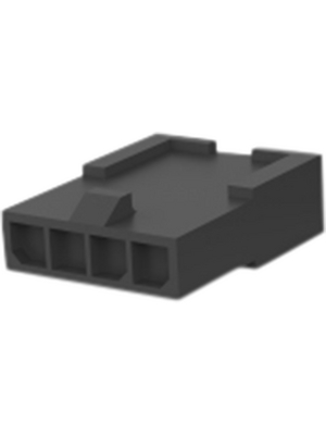 TE Connectivity - 1445049-4 - Crimp housing Pitch3 mm Poles 1 x 4 MATE-N-LOK Micro, 1445049-4, TE Connectivity