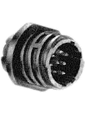 TE Connectivity - 206152-1 - Receptacle CPC2 Poles=28, accepts male contacts / Free hanging/cable mount, 206152-1, TE Connectivity