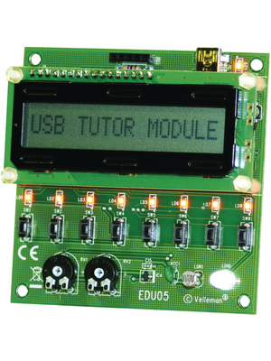 Velleman - EDU05 - USB tutor board N/A, EDU05, Velleman