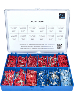 Vogt - 4040 - Blade terminal kit, insulated, 4040, Vogt