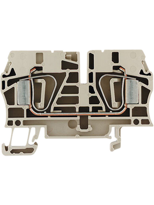 Weidmller - ZDU6 1608620000 - Terminal block beige 0.5...10 mm2, 1608620000, ZDU6 1608620000, Weidmller