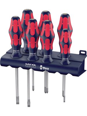 Wera - 334/350/355/7 Rack RBR - Screwdriver set 7 p., 334/350/355/7 Rack RBR, Wera