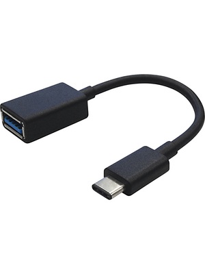 Maxxtro - BB-4300-02 - USB 3.1 cable type C to A 0.20 m black, BB-4300-02, Maxxtro