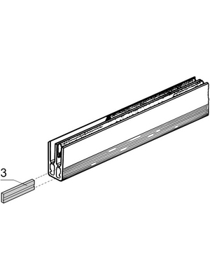 Pentair Schroff - 20100-009 - Insulating block, 20100-009, Pentair Schroff