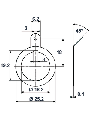 Huber+Suhner - 72_Z-0-0-13/--5_-H - Solder tag N, 72_Z-0-0-13/--5_-H, Huber+Suhner