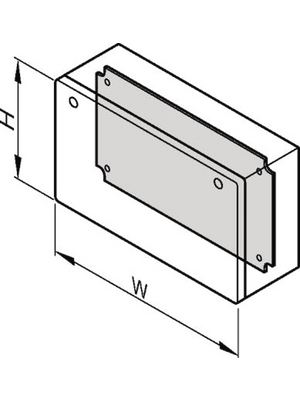 Pentair Schroff - 32405-029 - Mounting plate N/A, 32405-029, Pentair Schroff
