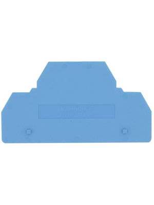 Weidmller - ZAP/TW ZDK2.5 BL - Partition plate N/A 43 x 1.5 x 79 mm blue Z Series, 1748800000, ZAP/TW ZDK2.5 BL, Weidmller