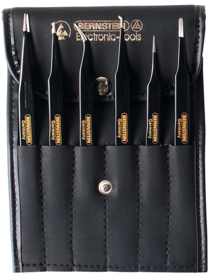 Bernstein - 5-060 - ESD Tweezers set for SMD, ESD safe, 5-060, Bernstein
