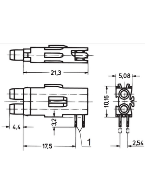 Pentair Schroff - 69004-095 - Double make-break Socket N/A, 69004-095, Pentair Schroff