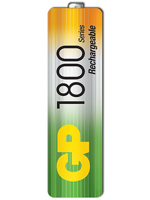 GP Batteries - GP 180AAHC-0 / R6 / AA - NiMH rechargeable battery HR6/AA 1.2 V 1800 mAh, GP 180AAHC-0 / R6 / AA, GP Batteries
