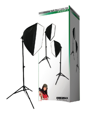 Koenig - KN-STUDIO80 - Foldable soft box light kit, KN-STUDIO80, K?nig