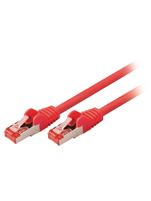 Valueline - VLCP85221R30 - Patch cable CAT6 S/FTP 3.00 m red, VLCP85221R30, Valueline