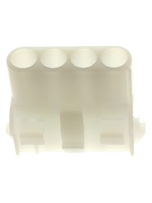 TE Connectivity - 1-480703-0 - Receptacle housing Pitch6.35 mm Poles 1 x 4 accepts male or female contacts / Single row MATE-N-LOK Universal, 1-480703-0, TE Connectivity