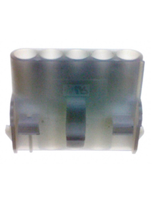 TE Connectivity - 1-480764-0 - Receptacle housing Pitch6.35 mm Poles 1 x 5 accepts male or female contacts / Single row MATE-N-LOK Universal, 1-480764-0, TE Connectivity