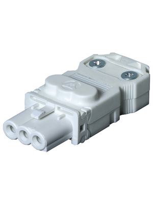 Wieland - GST15I3S B1 ZR1W WS - Socket socket L1-N-PE Screw Connection, GST15I3S B1 ZR1W WS, Wieland