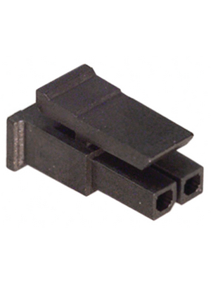 Molex - 43645-0200 - Female contact housing single row Pitch3 mm Poles 1 x 2 Micro-Fit, 43645-0200, Molex