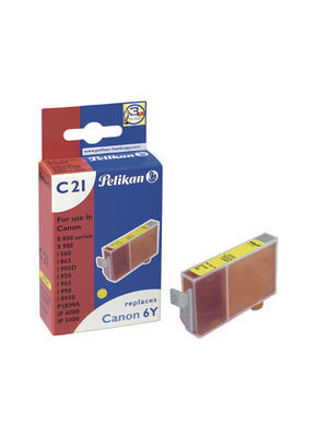 Pelikan - 339409 - Ink cartridge BCI-6Y yellow, 339409, Pelikan