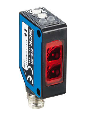 Sick - WT100-2P4439 - Diffuse reflection optical sensor 0...1200 mm, WT100-2P4439, Sick