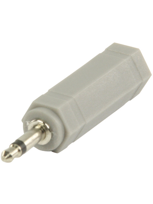 Bandridge - BAP335 - Microphone adapter Jack plug, mono male 3.5 mm C jack coupling, mono female 6.35 mm m C f, BAP335, Bandridge