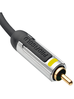 Profigold - PROV5010 - Composite video cable 10.0 m black, PROV5010, Profigold