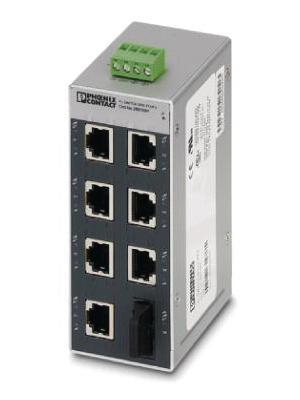 Phoenix Contact - FL SWITCH SFN 7TX/FX - Industrial Ethernet Switch 7x 10/100 RJ45 / 1x SC (multi-mode), FL SWITCH SFN 7TX/FX, Phoenix Contact