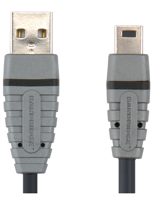 Bandridge - BCL4402 - Mini USB 2.0 cable 2.00 m black, BCL4402, Bandridge