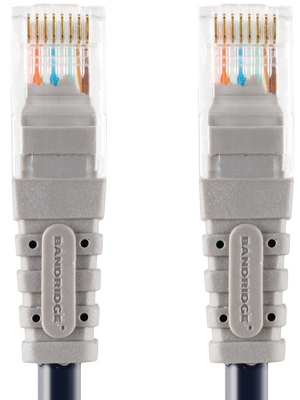 Bandridge - BCL7600 - Patch cable CAT6 F/UTP 0.50 m blue, BCL7600, Bandridge