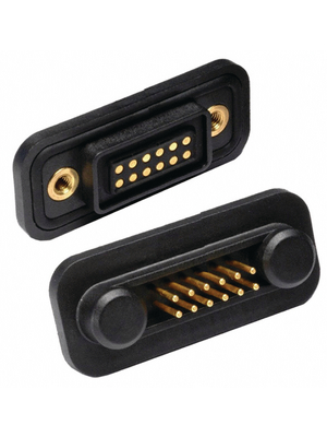 Harwin - M90-7011245 - Male connector Pitch2.5 mm Poles 12 Hot Shoe, M90-7011245, Harwin