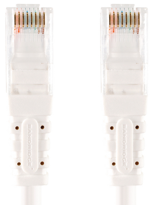 Bandridge - BCL7802 - Patch cable CAT6 F/UTP 2.00 m white, BCL7802, Bandridge