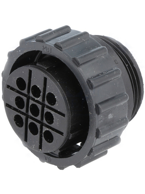 TE Connectivity - 211766-1 - Plug CPC1 Poles=9, accepts female contacts / Free hanging/cable mount, 211766-1, TE Connectivity