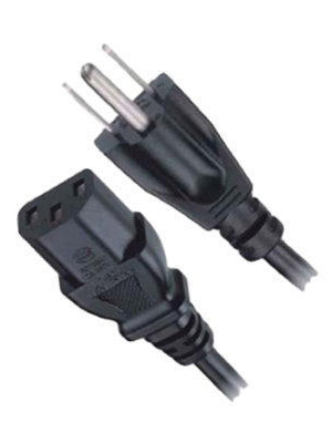 Lian Dung - 202+501 SVT18A/3C BLK 2,4M - Mains cable Type B IEC-320-C13 2.40 m, 202+501 SVT18A/3C BLK 2,4M, Lian Dung