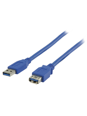 Valueline - VLCP61010L10 - USB Cable 1.00 m blue, VLCP61010L10, Valueline