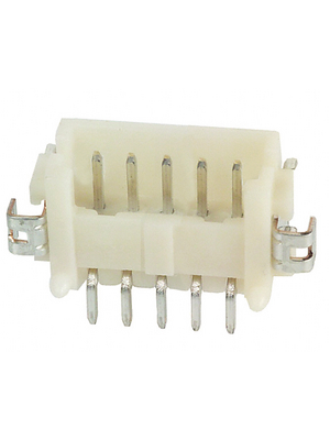 Hirose - DF13-5P-1.25H(20) - Pin header, angled, SMD Pitch1.25 mm Poles 5 DF13, DF13-5P-1.25H(20), Hirose
