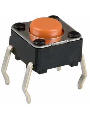 Omron Electronic Components - B3F-1005 - PCB Switch 24 VDC 50 mA Through Hole THT orange, B3F-1005, Omron Electronic Components