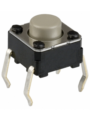 Omron Electronic Components - B3F-1022 - PCB Switch 24 VDC 50 mA Through Hole THT grey, B3F-1022, Omron Electronic Components