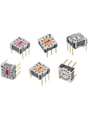 Wrth Elektronik - 428547320916 - Rotary wafer switch THTP 16Pos Pitch 2.54 mm, 428547320916, Wrth Elektronik