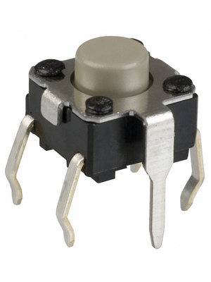 Omron Electronic Components - B3F-1122 - PCB Switch 24 VDC 50 mA Through Hole THT grey, B3F-1122, Omron Electronic Components