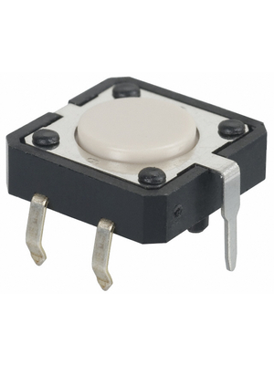 Omron Electronic Components - B3F-4100 - PCB Switch 24 VDC 50 mA Through Hole THT ivory, B3F-4100, Omron Electronic Components