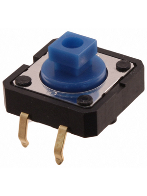 Omron Electronic Components - B3F-5051 - PCB Switch 24 VDC 50 mA Through Hole THT blue, B3F-5051, Omron Electronic Components